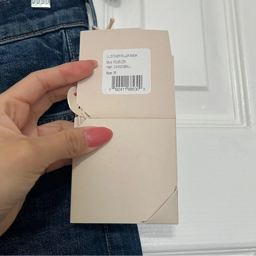 Mother The Ditcher Roller Sneak Cannonball Wide Leg Jeans Size 27 NWT​